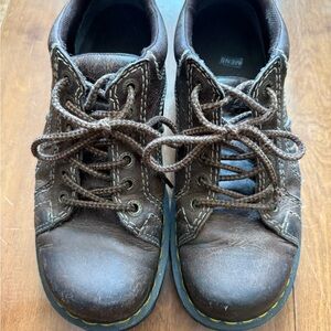 Dr. Martens Brown Leather Casual Lace-Up Shoes
